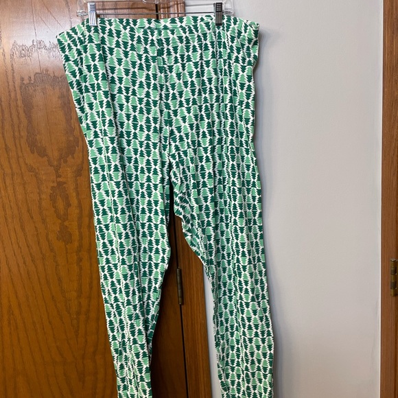 CARTERS UEC adult XXL unisex Christmas green Tree Pajamas snug fit holiday - Picture 9 of 13